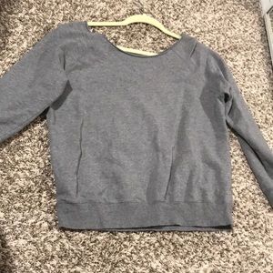 Forever 21 F21 Grey Long sleeve shirt size small